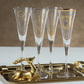 Celebration Champagne Flute - Set of 4 - Mellow Monkey