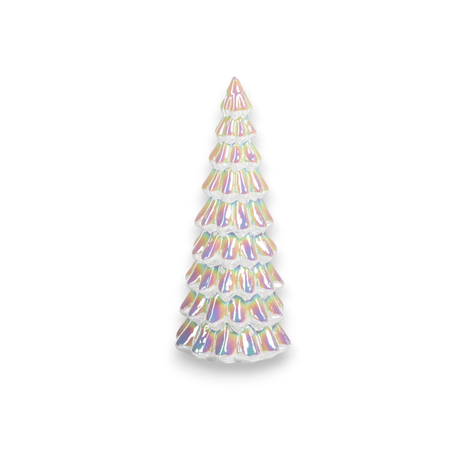 LED Luster Tree - White Rainbow - 8-1/4-in - Mellow Monkey