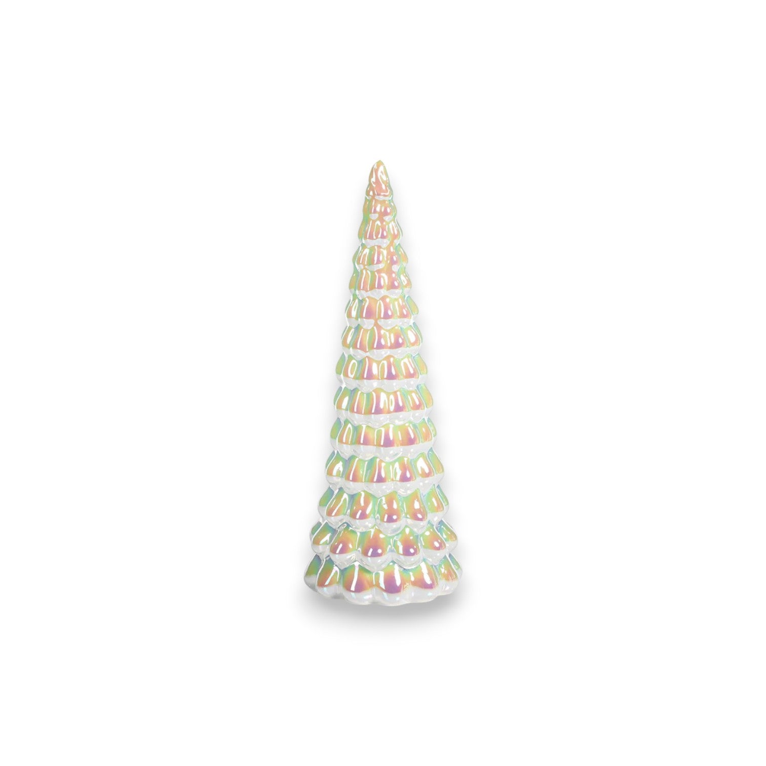 LED Luster Tree - White Rainbow - 12-3/4-in - Mellow Monkey