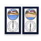 Tidepieces - Chatham Light Cape Cod Massachusetts - Tide Clock NAVY - Mellow Monkey