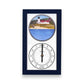 Tidepieces - Chatham Light Cape Cod Massachusetts - Tide Clock NAVY - Mellow Monkey