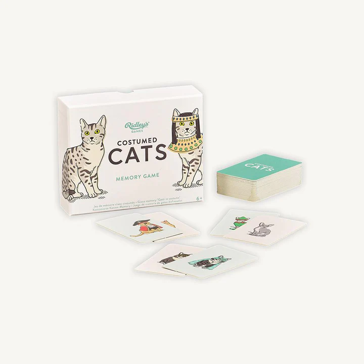 Costumed Cats Memory Game - Mellow Monkey