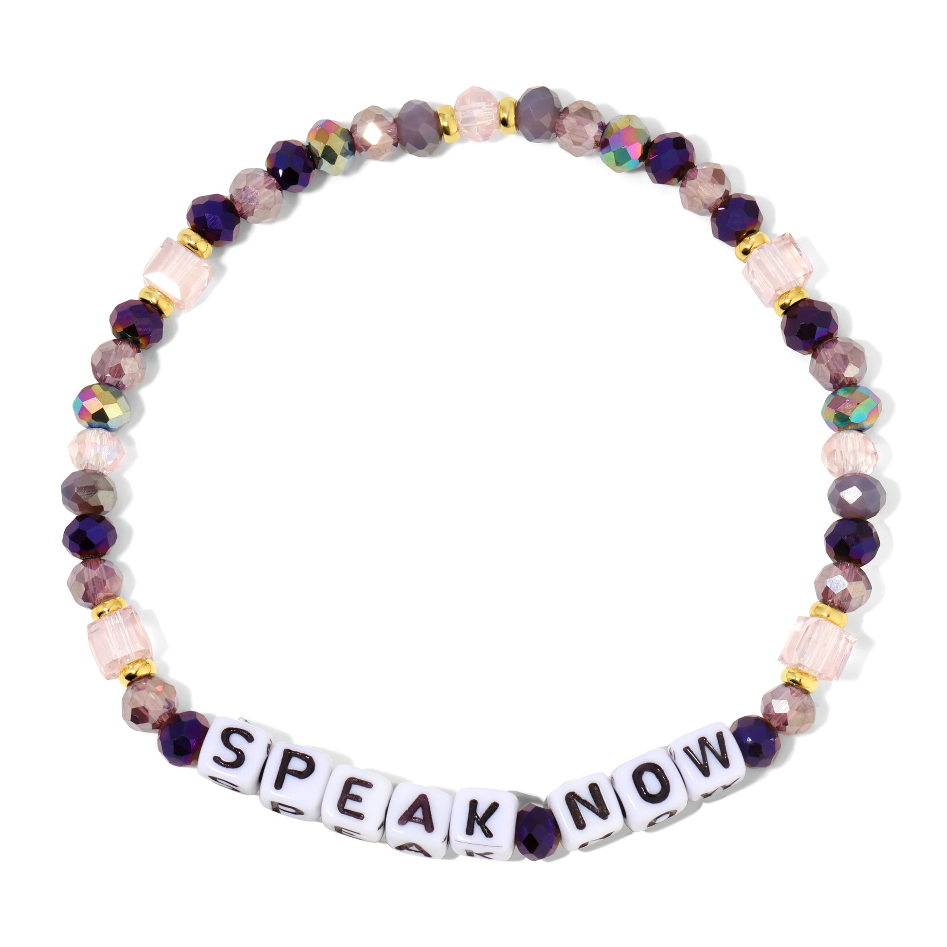 Speak Now - Beaded Stretch Bracelet - Mellow Monkey