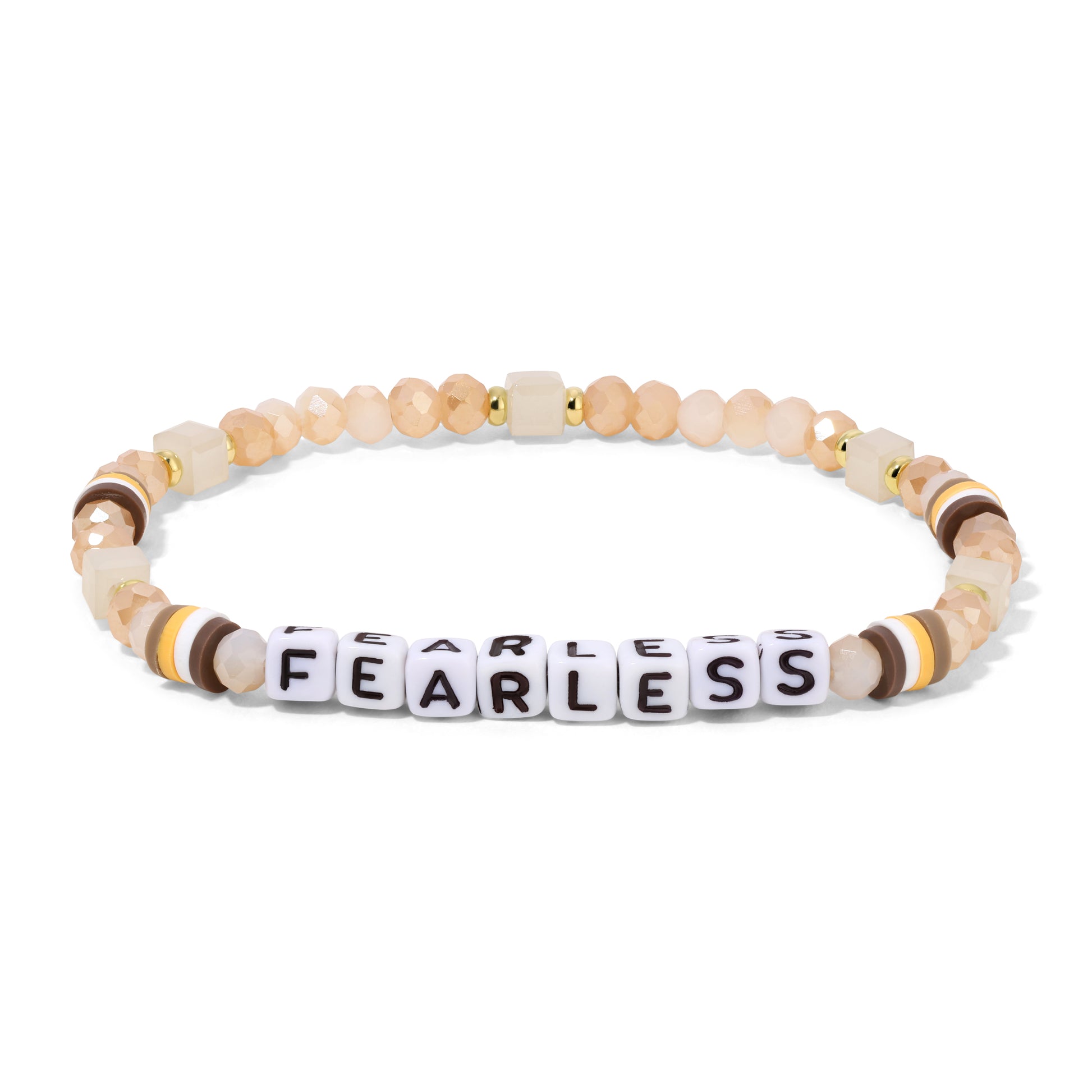 Fearless - Beaded Stretch Bracelet - Mellow Monkey