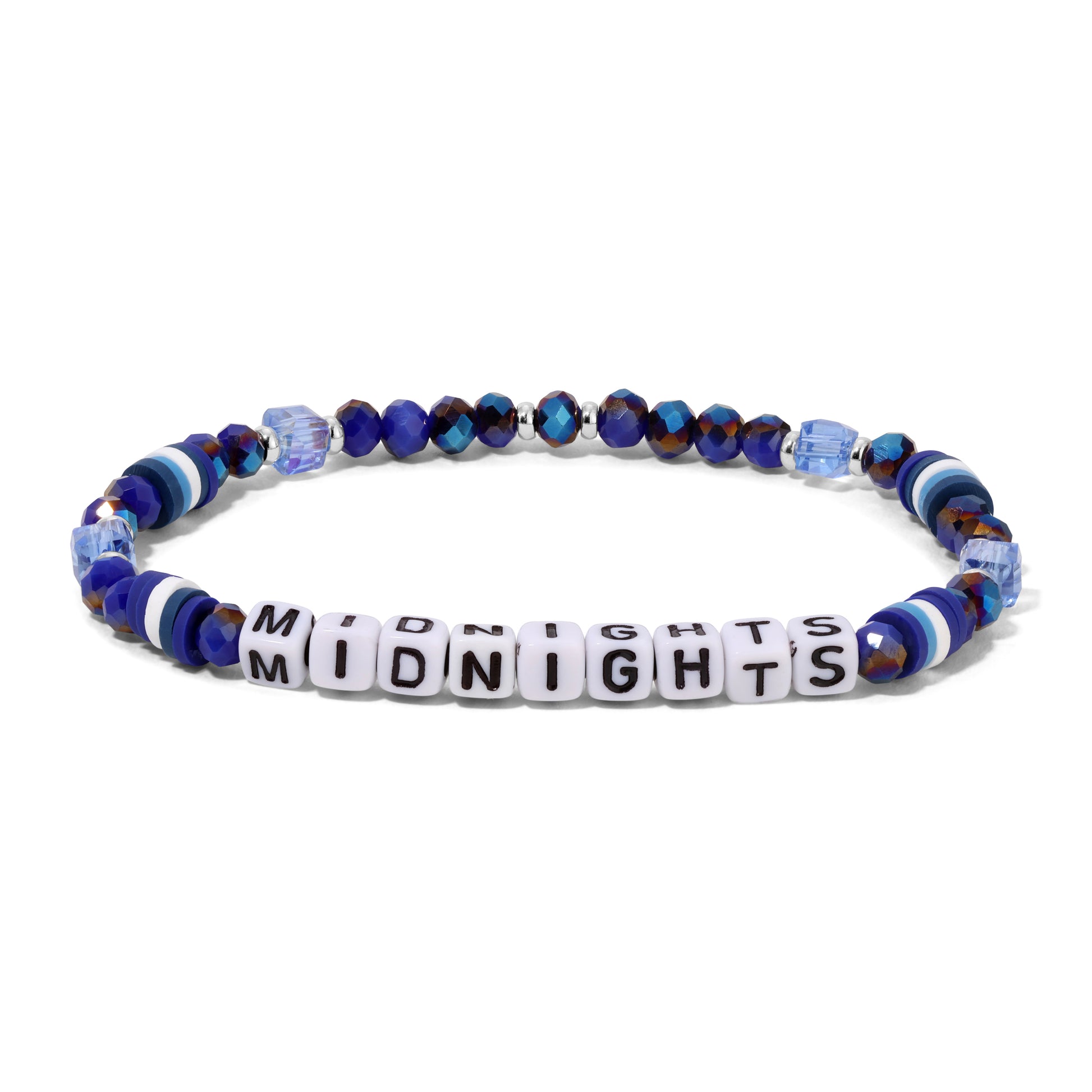 Midnights-Beaded Stretch Bracelet - Mellow Monkey