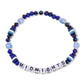 Midnights-Beaded Stretch Bracelet - Mellow Monkey