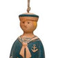 Hand-Painted Stoneware Nautical Bell - Mellow Monkey