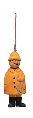 Hand-Painted Stoneware Nautical Bell - Mellow Monkey