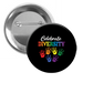 Pride - Pin Back Button - 1-1/4-in - Mellow Monkey