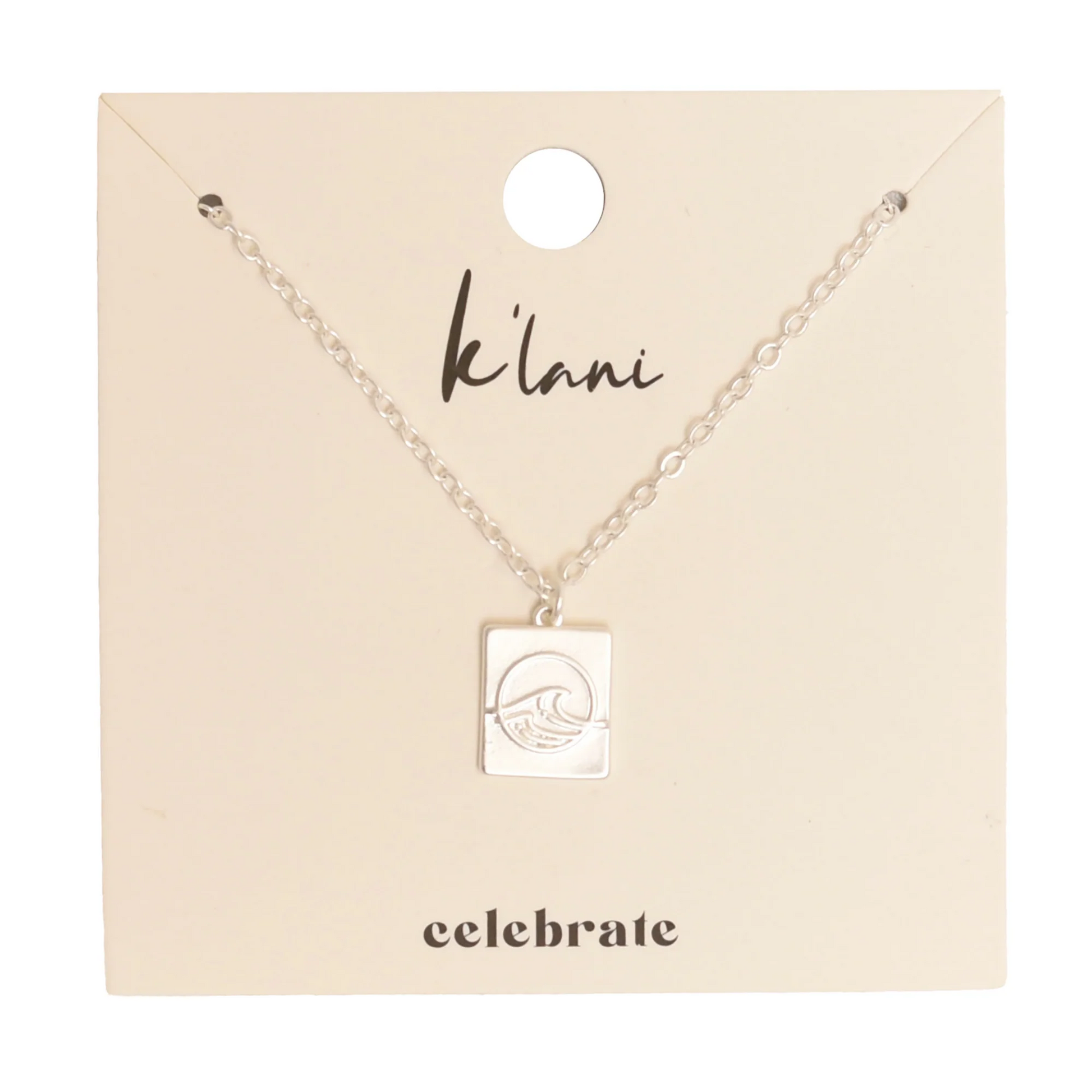 Silver Celebrate Necklace - Mellow Monkey