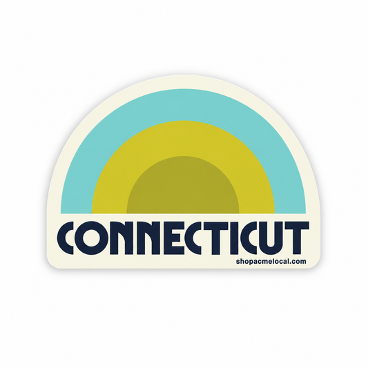 Connecticut - Pastel Sunset Decal