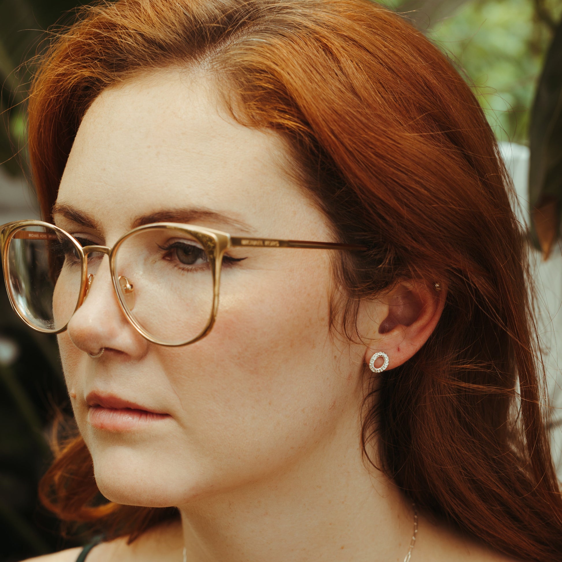 Nancianna Stud Earrings - Sterling Silver - Mellow Monkey