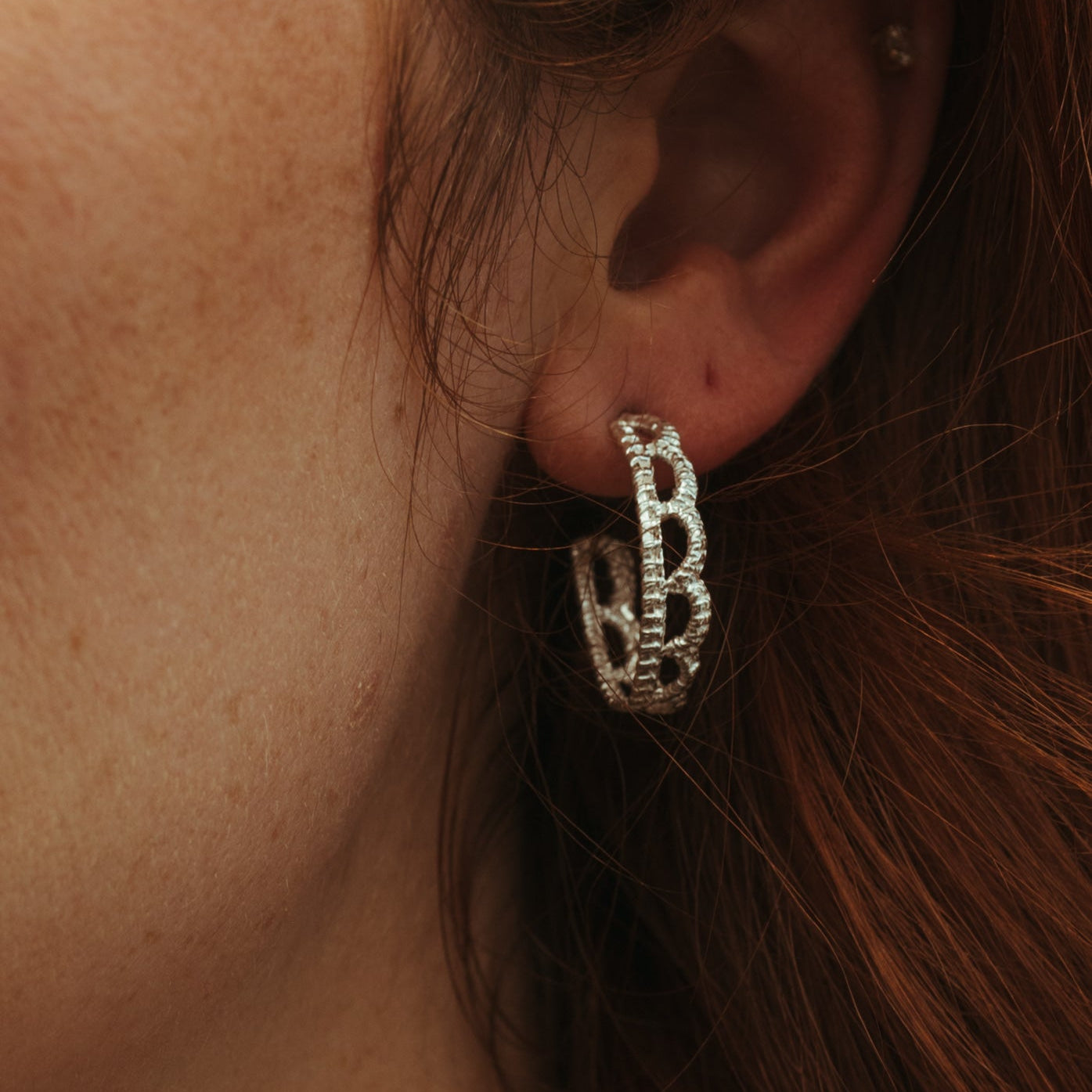 Rachael Hoop Earrings - Sterling Silver - Mellow Monkey