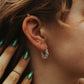 Mary Hoop Earrings - Sterling Silver - Mellow Monkey