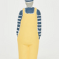 Cement Sailor Figurine With Bib, Brace Overalls and Blue Hat - Mellow Monkey