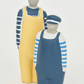 Cement Sailor Figurine With Bib, Brace Overalls and Blue Hat - Mellow Monkey