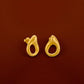 Dali Tear Stud Earrings - Gold - Mellow Monkey