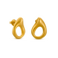 Dali Tear Stud Earrings - Gold - Mellow Monkey