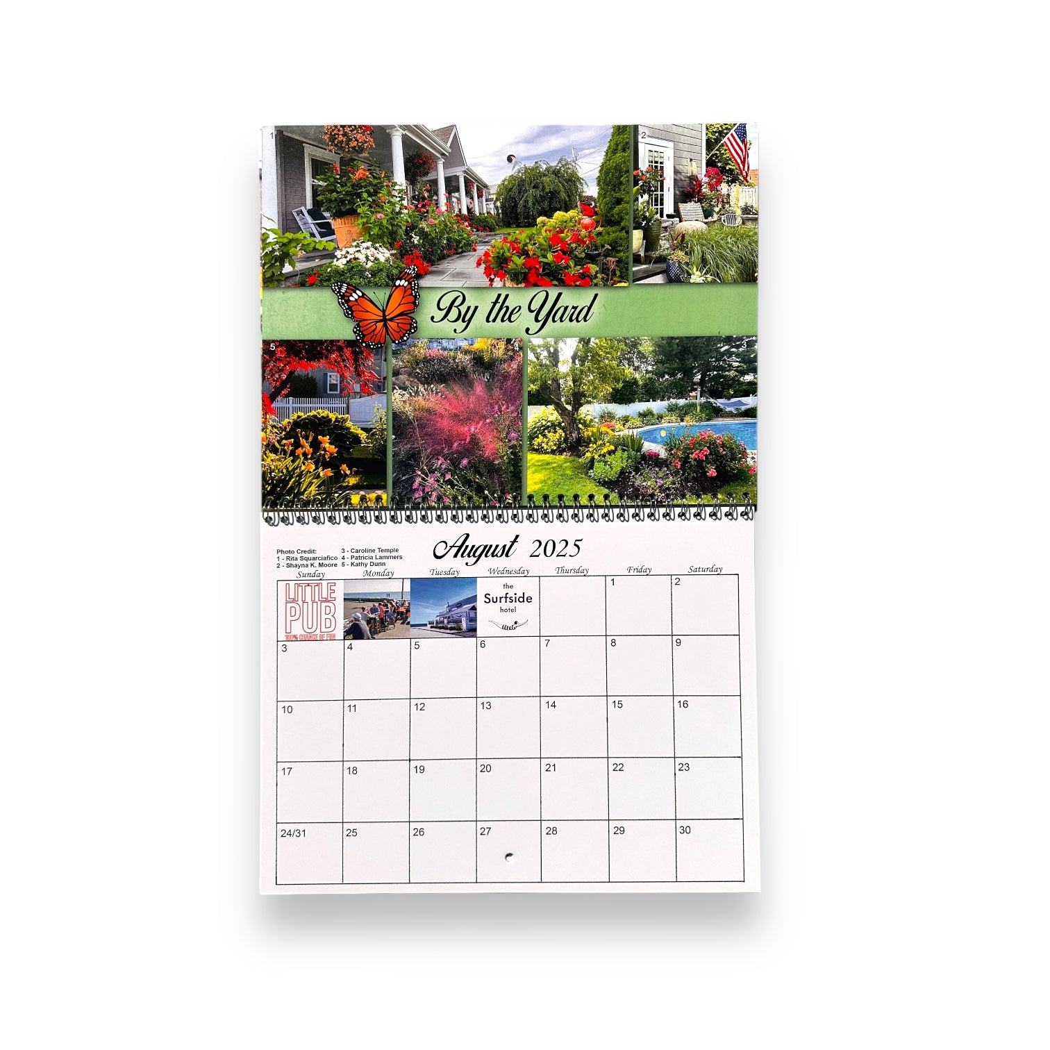 The 2025 Lordship in Bloom Wall Calendar - Benefit Fundraiser - Mellow Monkey