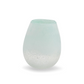 Waterscape Seafoam Frosted Hand-Blown Glass Vase - 8-in - Mellow Monkey