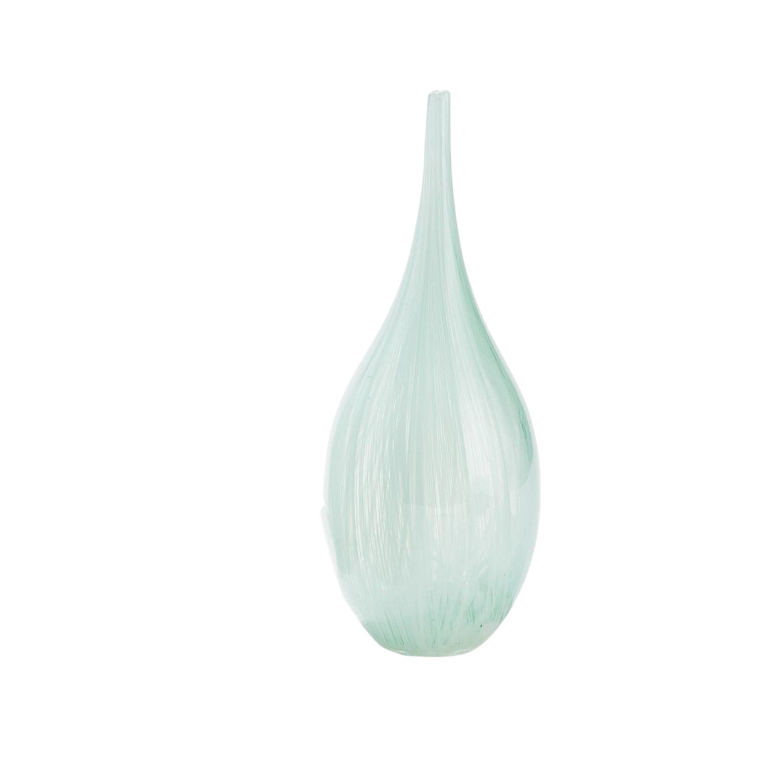 Hand-Blown Teardrop Glass Sculpture / Stem Vase - 13 - Mellow Monkey