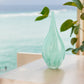 Hand-Blown Teardrop Glass Sculpture / Stem Vase - 10-1/4-in - Mellow Monkey