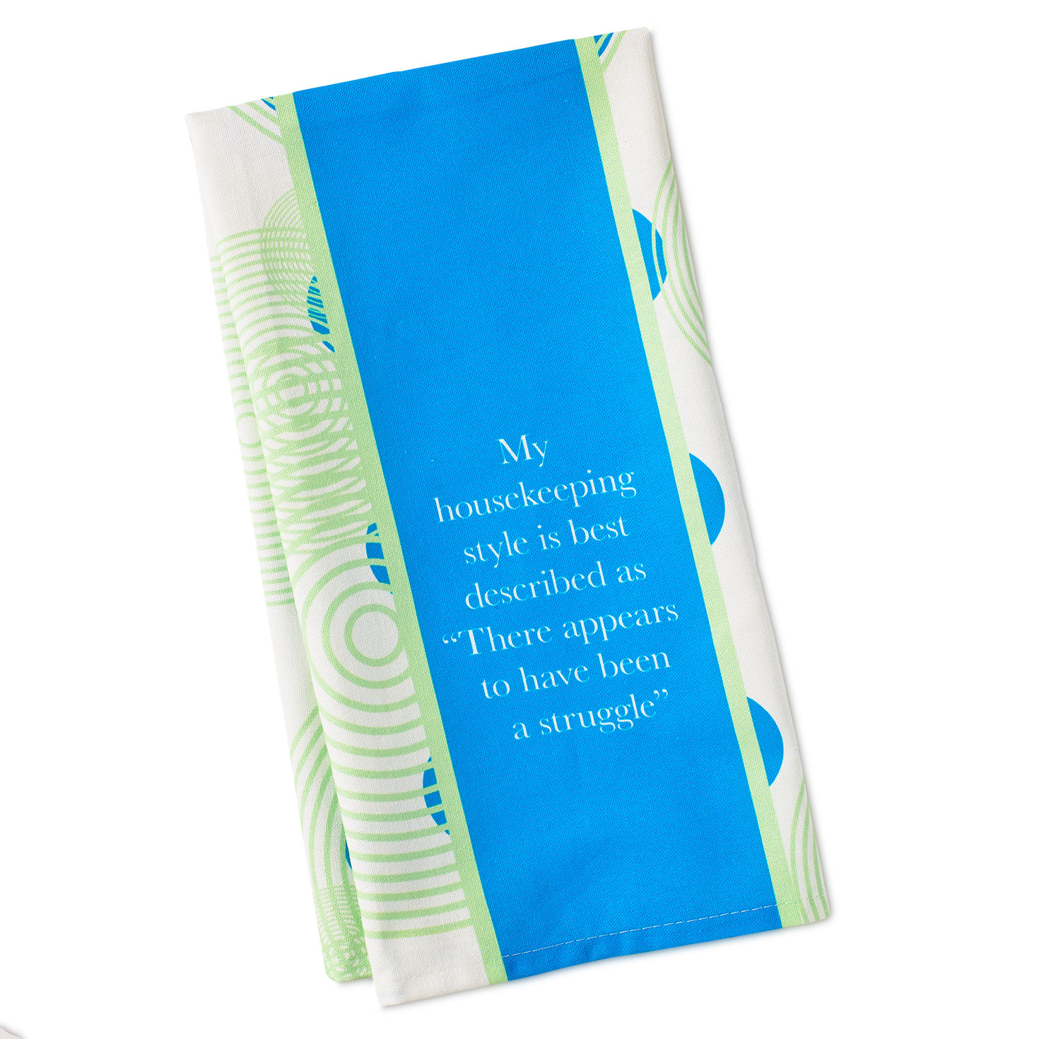 Struggle - Funny Cotton Dish Towel - Mellow Monkey