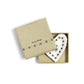 Small Decorative Scallop Heart-Shaped Trinket Dish in Gift Box
