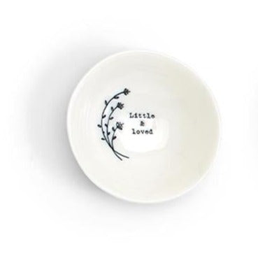 Sweet Sayings Mini Floral Trinket Bowl Porcelain - 2-1/2-in - Mellow Monkey