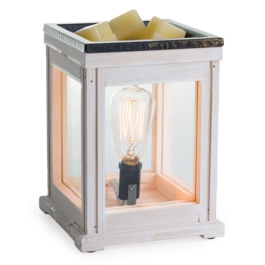 Weathered Wood Vintage Bulb Illumination Fragrance Warmer - Mellow Monkey