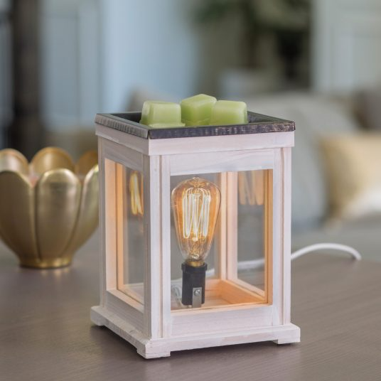 Weathered Wood Vintage Bulb Illumination Fragrance Warmer - Mellow Monkey