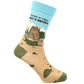 Eat a Beaver - Natural Bamboo Knit Socks - Mellow Monkey