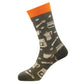 Expresso Yourself - Natural Bamboo Knit Socks - Mellow Monkey