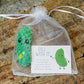 Dill With It Mini Crocheted Pickle in Organza Bag with Greeting