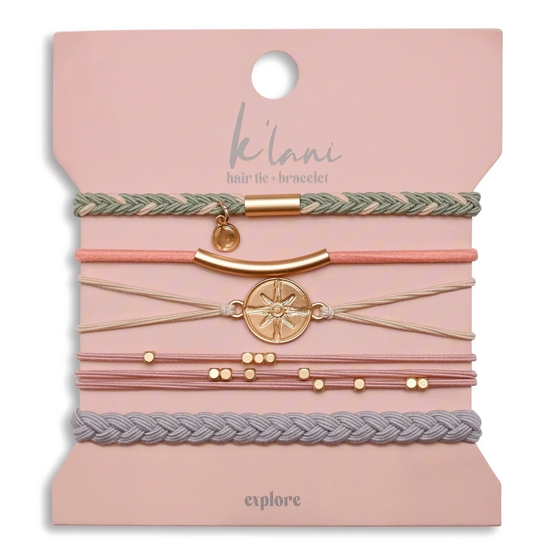 Explore - Hair Tie Bracelets - Large - Mellow Monkey