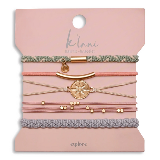 Explore - Hair Tie Bracelets - Medium - Mellow Monkey