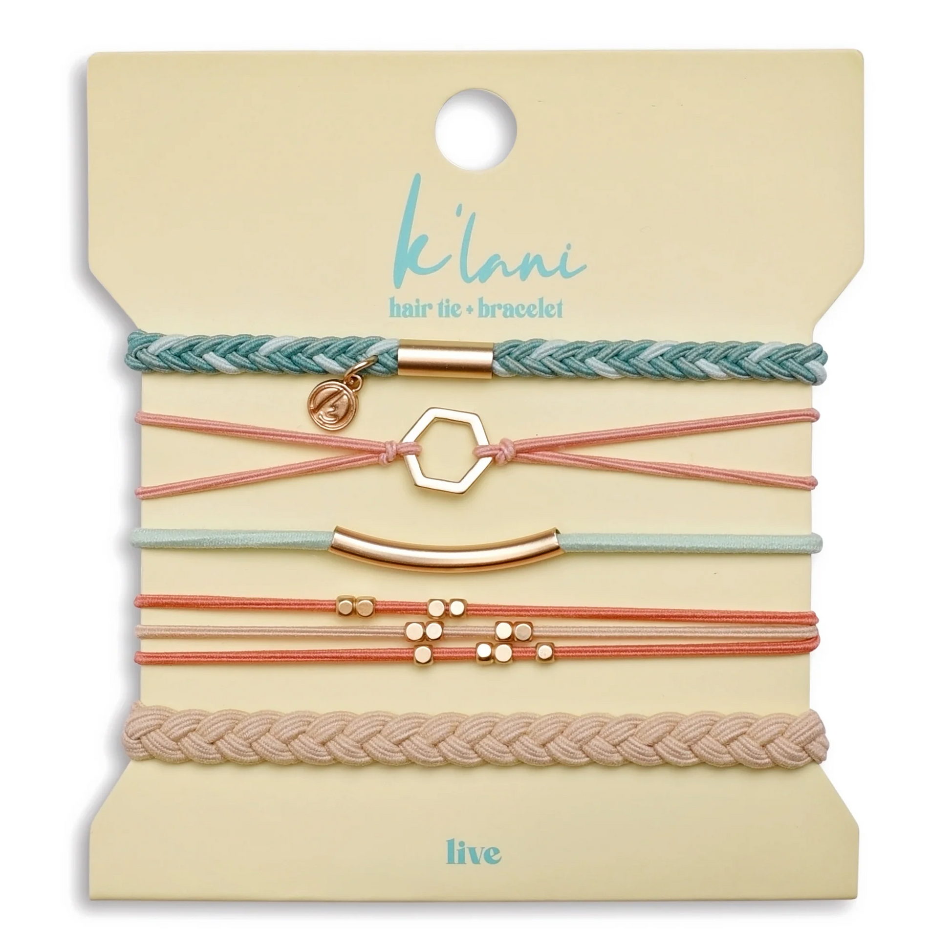 Live - Hair Tie Bracelets - Small - Mellow Monkey