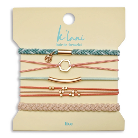 Live - Hair Tie Bracelets - Small - Mellow Monkey