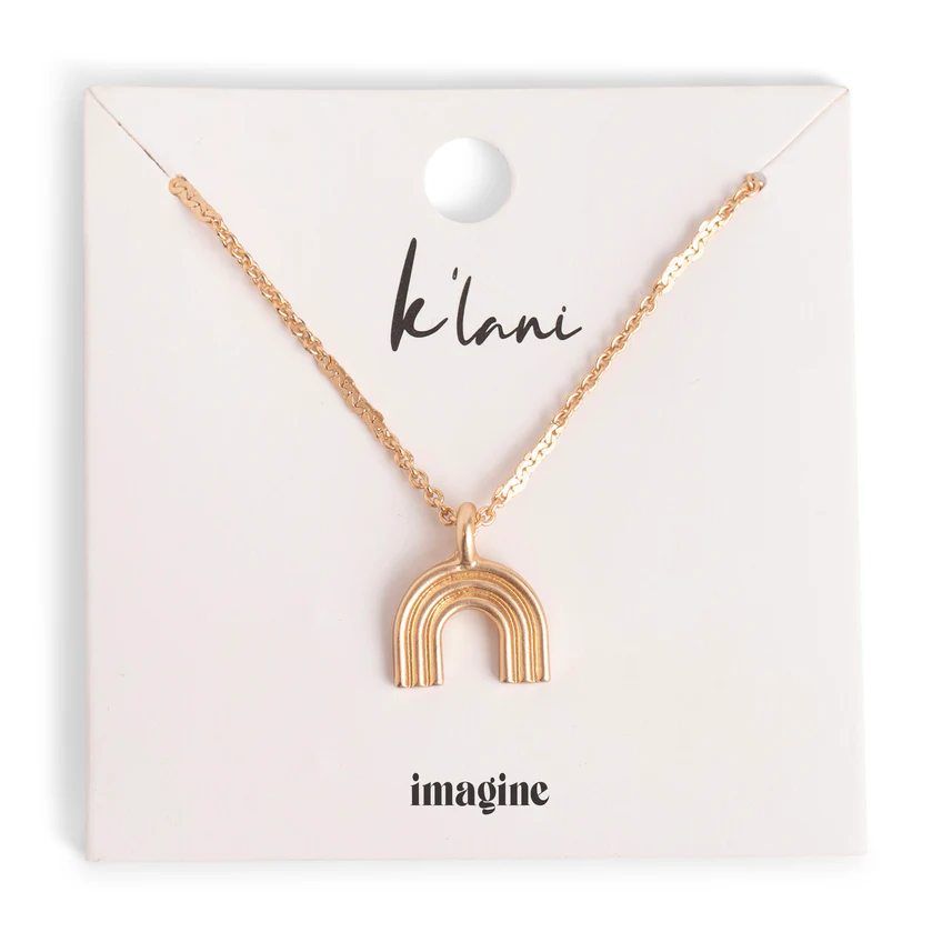 Gold Imagine Necklace - Mellow Monkey