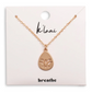 Gold Breathe Necklace - Mellow Monkey