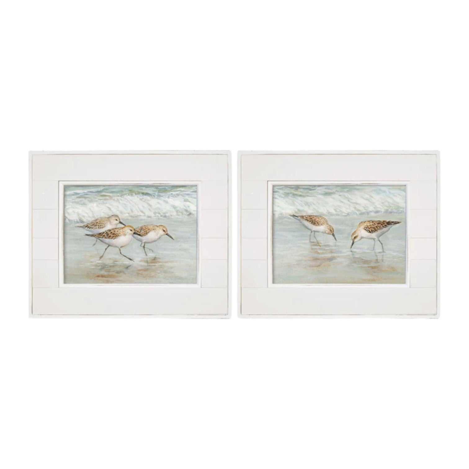 Sandpipers - Framed Wall Decor - 24-in - Mellow Monkey