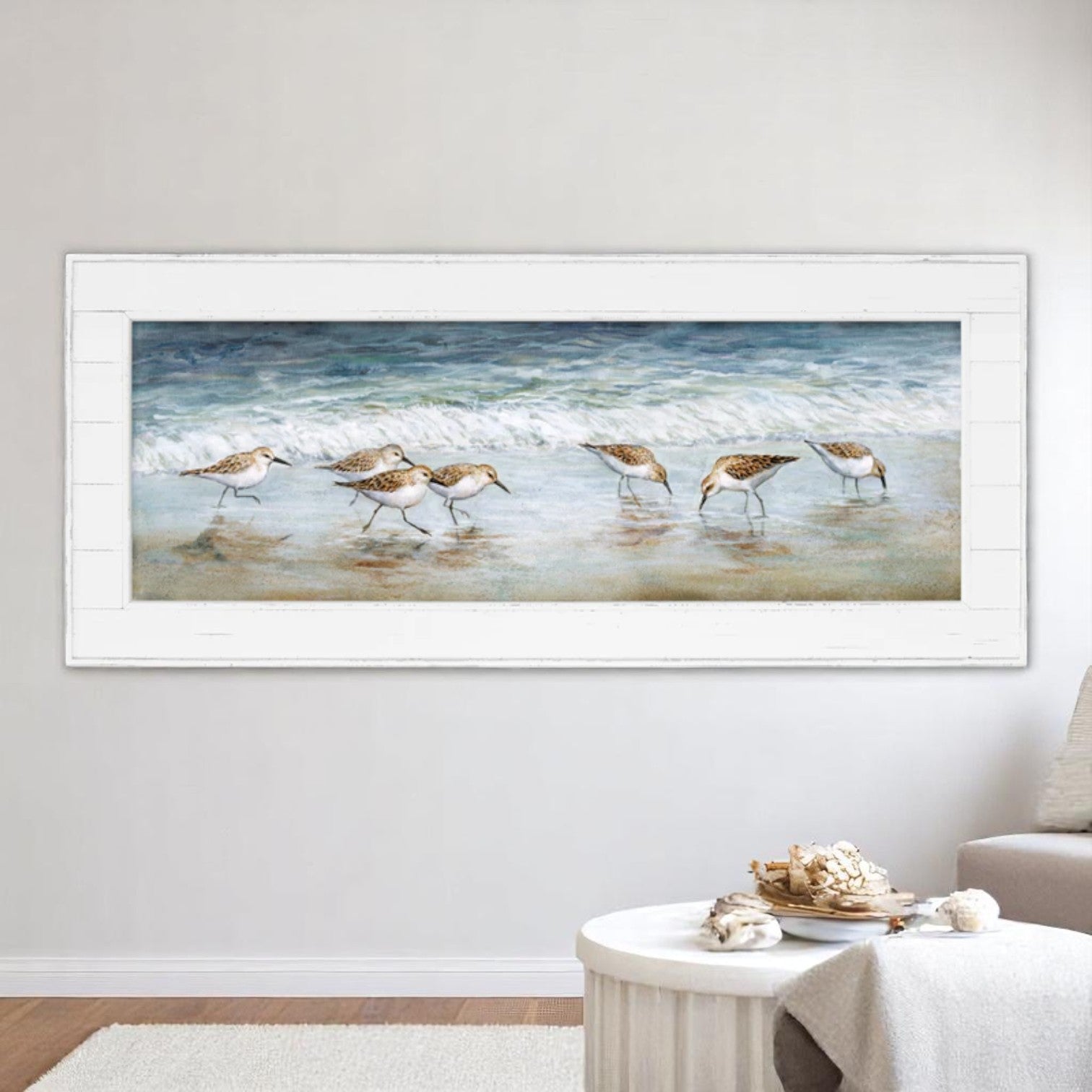 Sandpiper Brigade - Framed Wall Decor - 68-in - Mellow Monkey