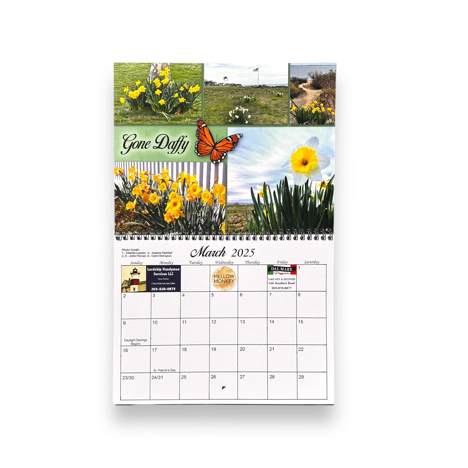 The 2025 Lordship in Bloom Wall Calendar - Benefit Fundraiser - Mellow Monkey