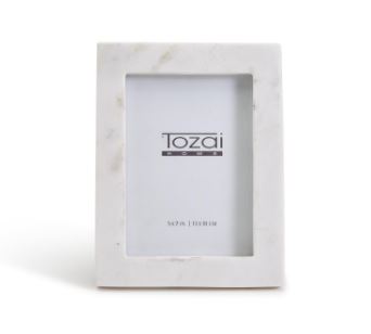 Trident White Marble 5" x 7" Photo Frame - Mellow Monkey