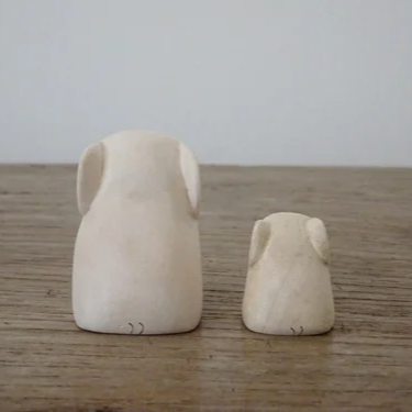 Elephant Pair - Polepole Animal Set - Mellow Monkey