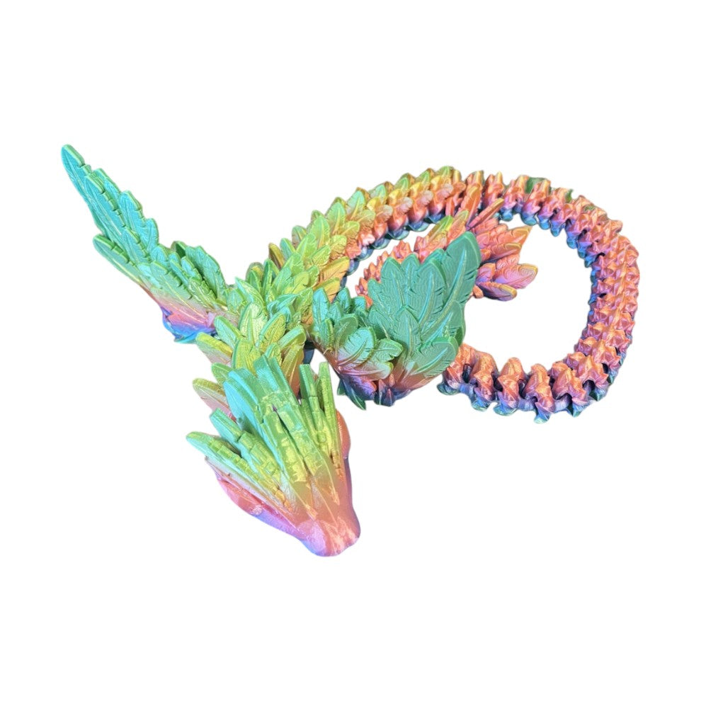 Flying Serpent Dragon - 3D Printed Figurine - 14-in - Mellow Monkey