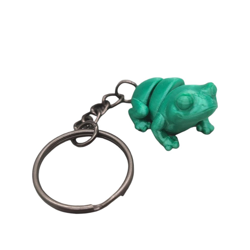 Froggie - 3D Printed Key Chain - 1-3/4-in - Mellow Monkey