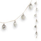 White and Silver Ornament Garland- 6-ft - Mellow Monkey