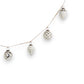 White and Silver Ornament Garland- 6-ft - Mellow Monkey