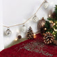 White and Silver Ornament Garland- 6-ft - Mellow Monkey